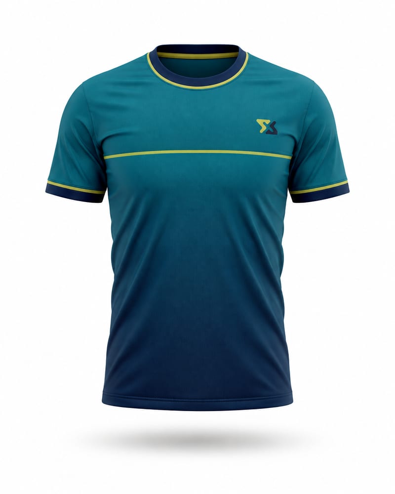Peacock Gradient Cricket Jersey