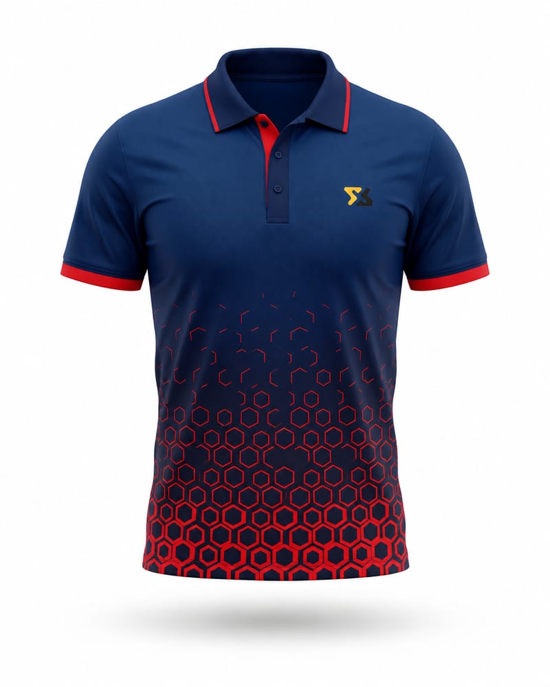 Navy Matrix Cricket Jersey
