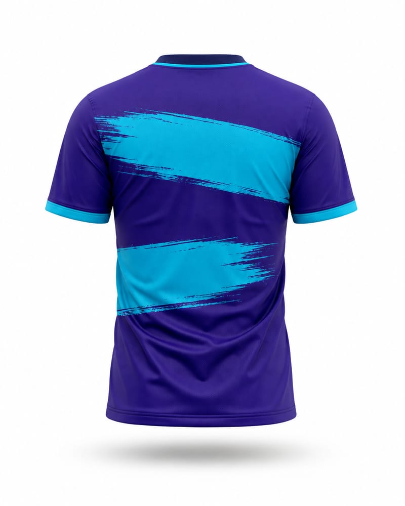 Indigo Brush Cricket Jersey, indigo, back