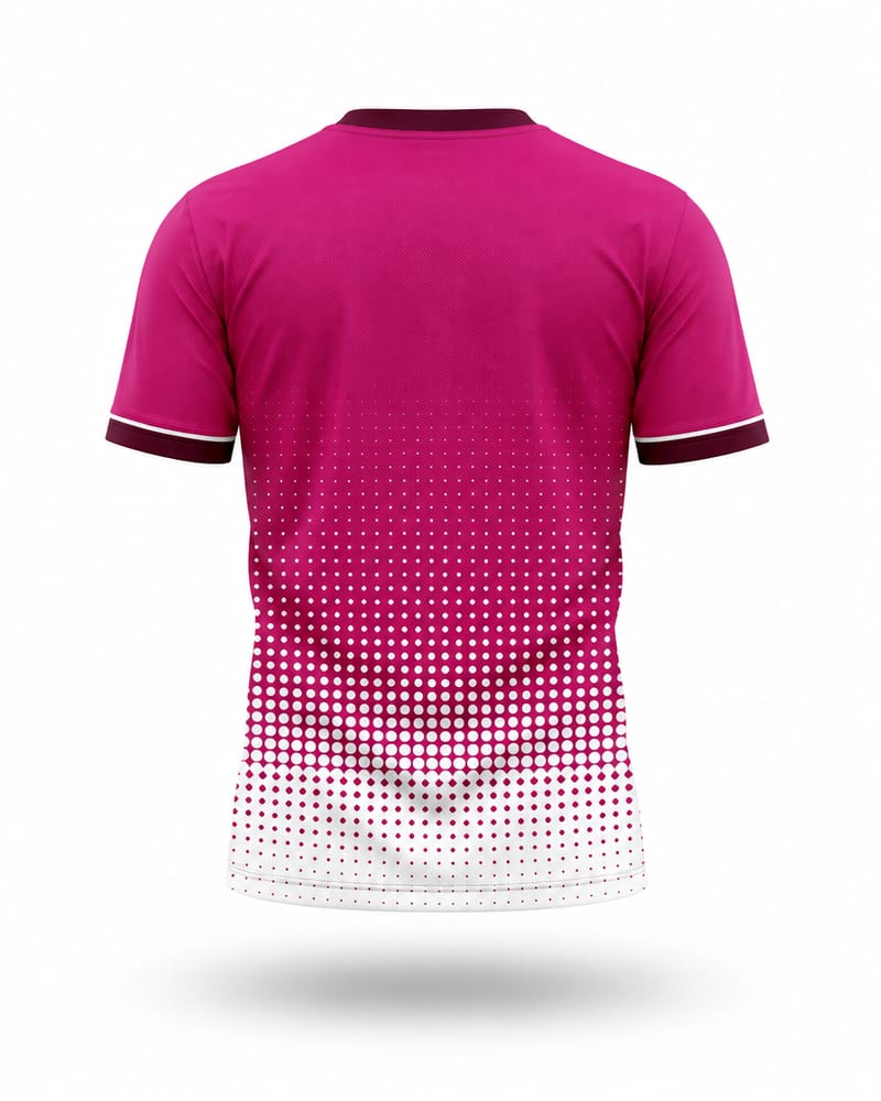 Magenta Rise Cricket Jersey, magenta, back