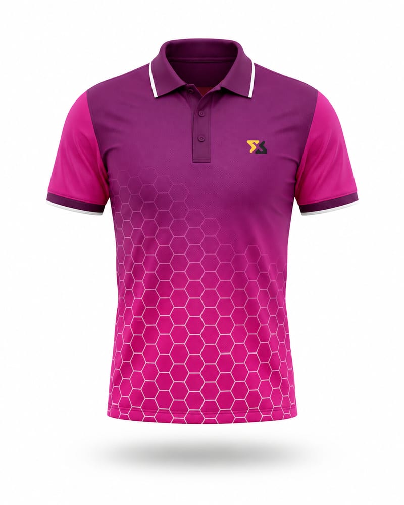 Magenta Matrix Cricket Jersey