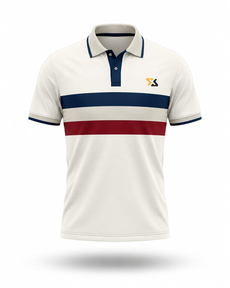 Ivory Retro Cricket Jersey