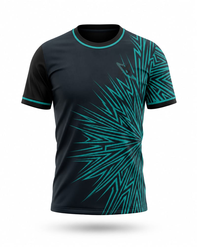Charcoal Tribal Cricket Jersey