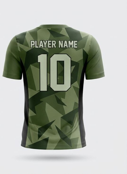Ghost Camo Soccer Jersey, back