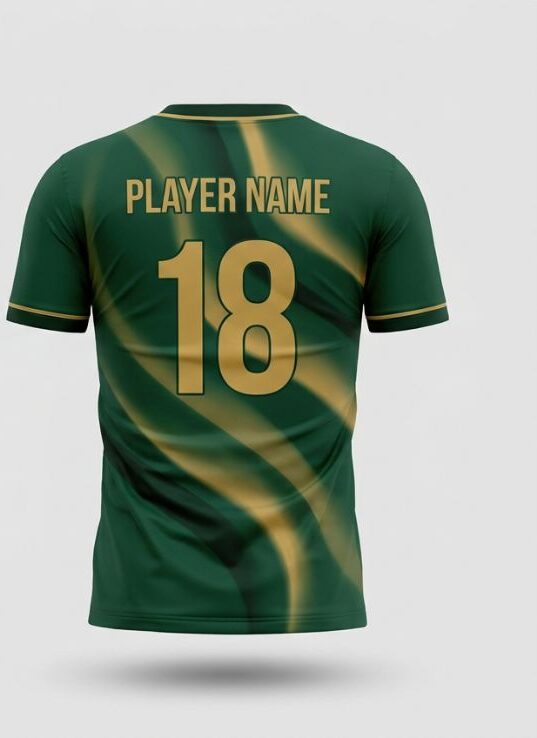 Bottle Aurora Soccer Jersey, bottle green, back