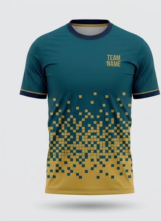 Peacock Pixel Soccer Jersey