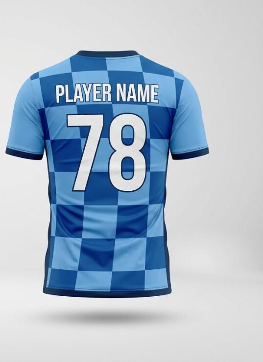 Sky Blade Soccer Jersey, sky blue, back
