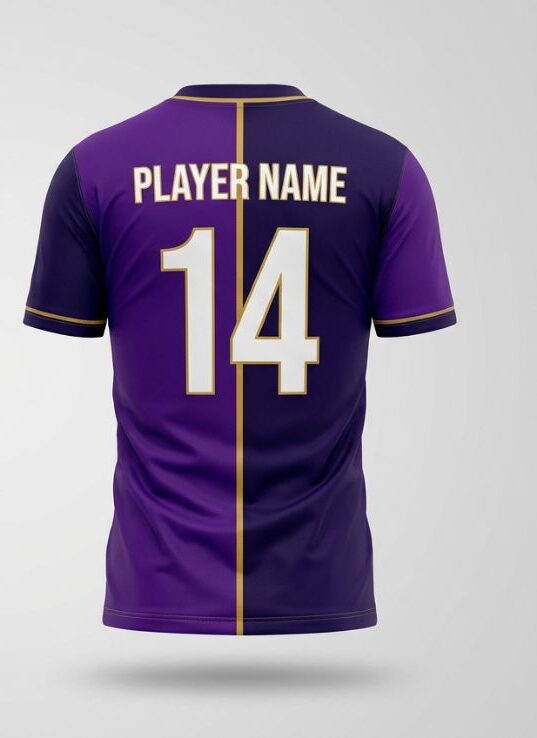 Purple Split Soccer Jersey, purple, back