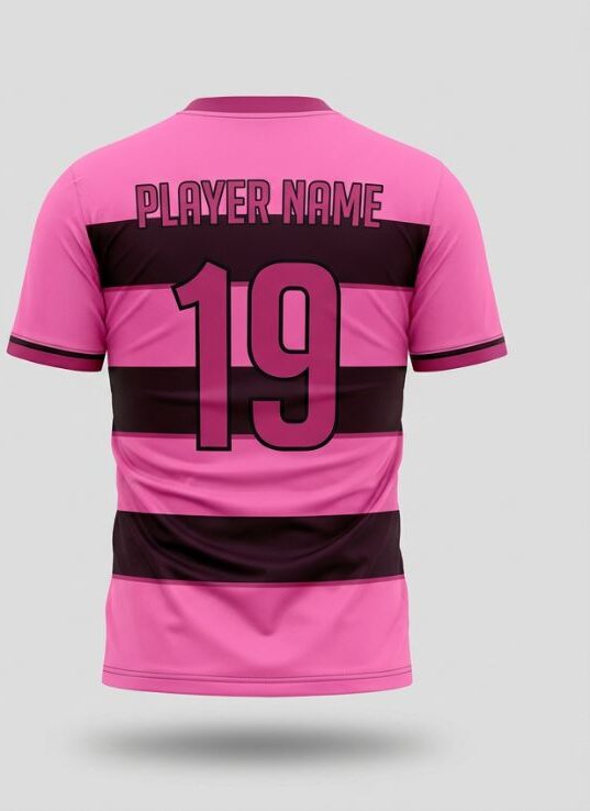 Rose Heritage Soccer Jersey, rose pink, back