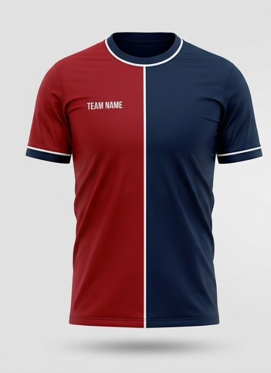 Crimson Split Soccer Jersey