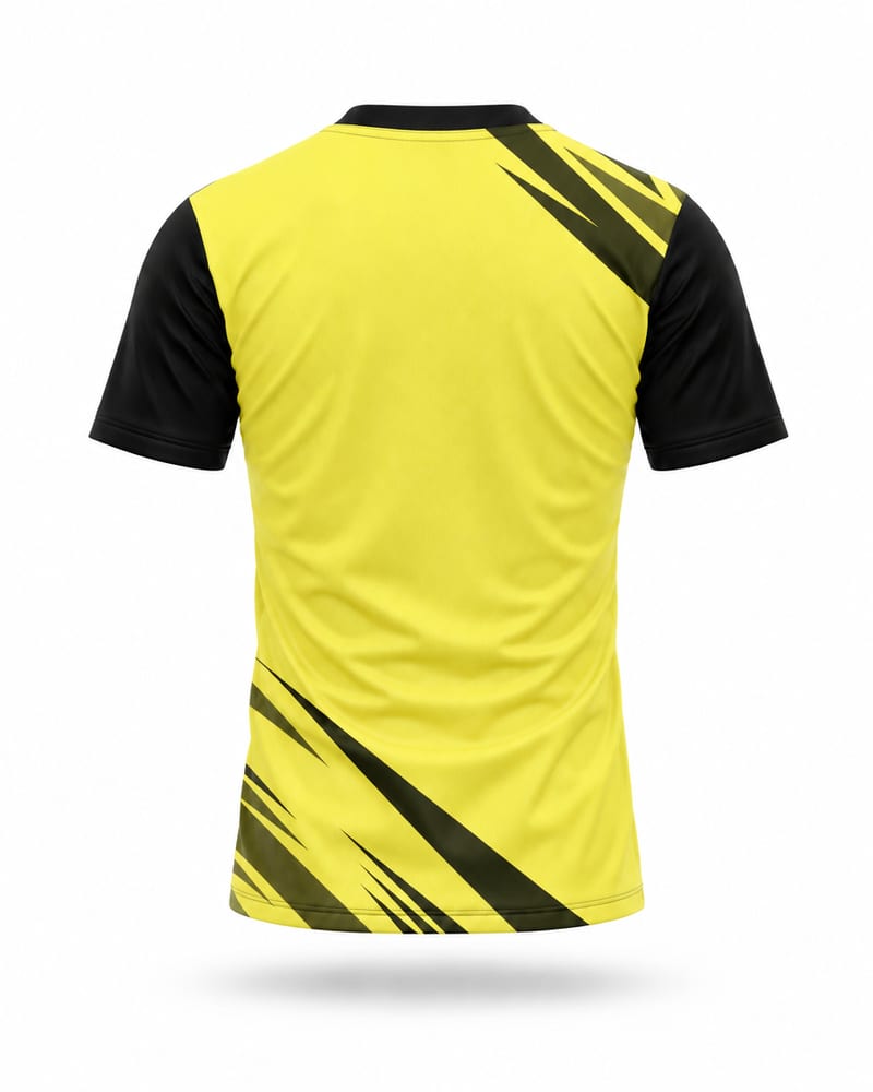 Men's Custom Running Jersey: V Neck, Half Sleeve, back