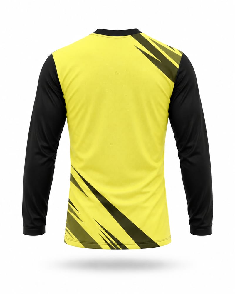 Men's Custom Bikers Jersey: V Neck, Full Sleeve, back