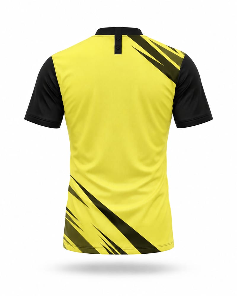 Men's Custom Esports Jersey: Mandarin Collar, Half Sleeve, back