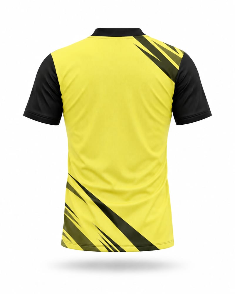 Kids Custom Badminton Jersey: Polo, Half Sleeve, back