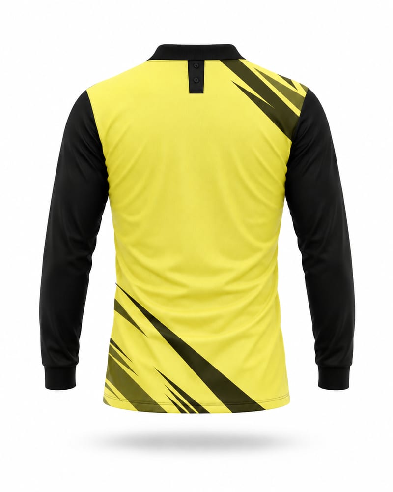Men's Custom Bikers Jersey: Polo, Full Sleeve, back